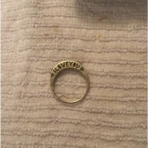 14 KR Gold and Diamond ring size 8